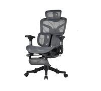 Chaise De Bureau Ergonomique Dossier D’Ordinateur Chaises De Bureau Appuie TêTe RéGlable Soutien Lombaire Accoudoirs 4d Repose Pieds ExéCutif De Jeu Pivotant éTude à Domicile
