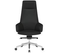 Chaise de Bureau Ergonomique en Cuir, Confortable et Respirante, pivotante pour Une Utilisation sédentaire, Facile à Assembler, Design Durable pour la Maison et Le Bureau