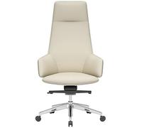 Chaise de Bureau Ergonomique en Cuir, Confortable, Respirante et pivotante, idéale pour la Maison et Le Bureau. Facile à Assembler, Durable et résistante.
