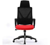 Chaise de Bureau Ergonomique en Maille avec Dossier Haut et Appui-tête, Chaise de Jeu pivotante Confortable pour la Maison et Le Bureau, Chaise de Travail Respirante pour Sports électronique