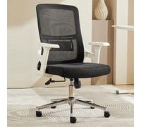 Chaise de Bureau Ergonomique en Maille - Hauteur réglable - Support Lombaire - Rotation à 360° - Confortable pour Les Jeux et Les études à Domicile