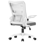 Chaise De Bureau Ergonomique en Treillis avec Dossier Haut Chaise De Bureau à Dossier Lombaire 3D Accoudoirs Pivotants pour Ordinateurs Chaises De Travail pour Ordinateurs AdaptéEs à La mais