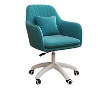 Chaise de Bureau Ergonomique en Velours, Chaise de Jeu et de Bureau d'ordinateur capitonnée réglable, Fauteuil rembourré Doux avec Chaise de Travail pivotante et Confortable pour la Maison e