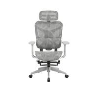 Chaise de Bureau Ergonomique Ordinateur Support Lombaire appuie tête Treillis de siège Repose Pieds accoudoirs 3D chaises de Bureau Dossier à Hauteur réglable Maison exécutive