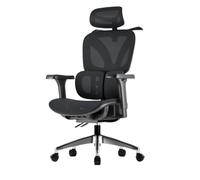 Chaise De Bureau Ergonomique Ordinateur Travail Travail Cadaises Travail Travail TéLéChaises Respirantes à Dossier Haut Soutien Lombaire RéGlable EnlèVe TêTe Pivot Roulant Maison Gaming
