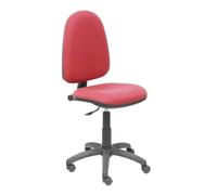 Chaise De Bureau Ergonomique Piqueras Y Crespo Modèle 04cp - Rouge - Tissu - Réglable En Hauteur Rouge