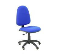 Chaise de bureau ergonomique PIQUERAS Y CRESPO - Modèle 04CP - Tissu Bleu - Mécanisme de contact permanent