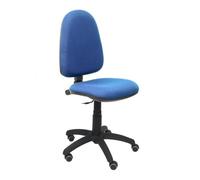 Chaise De Bureau Ergonomique Piqueras Y Crespo - Modèle 04cpbali200rp - Réglable En Hauteur - Roues De Parquet Bleu