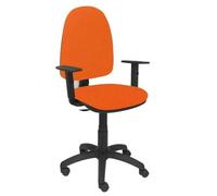 Chaise de bureau ergonomique - PIQUERAS Y CRESPO - Modèle 04CPBALI308B10 - Tissu - Orange - Bras réglable inclus