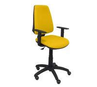 Chaise de bureau ergonomique PIQUERAS Y CRESPO - Modèle 14CPBALI100B10RP - Jaune - Tissu - Contact permanent