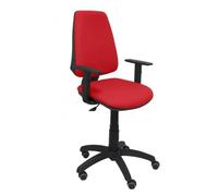 Chaise De Bureau Ergonomique Piqueras Y Crespo - Modèle 14cpbali350b10rp - Rouge - Tissu - Bras Réglable Inclus Rouge