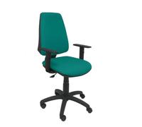 Chaise de bureau ergonomique PIQUERAS Y CRESPO - Modèle 14CPBALI39B10 CP - Vert - Tissu - Bras réglable inclus