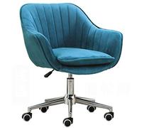 Chaise de Bureau Ergonomique pivotante avec Base en Acier Stable et réglable en Hauteur - pour la Maison, Le Salon et Le Bureau