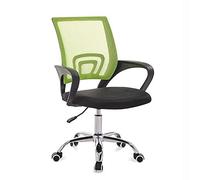 Chaise de Bureau Ergonomique pivotante et réglable, Chaise d'ordinateur multifonctionnelle pour étude et Travail, Design en Maille, 10 Couleurs Disponibles, pour la Maison et Le Bureau (Vert