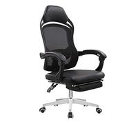 Chaise de bureau ergonomique pivotante réglable pour la maison et les sports électroniques Chaise confortable pour écrire et jouer Idéal pour les étudiants et les professionnels