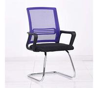 Chaise de Bureau Ergonomique pour la Maison et l'école, Chaise de Bureau en Maille avec accoudoirs, Dossier Moyen, Chaise de réunion, Dimensions 57 x 50 x 58 cm, Design élégant et confortabl
