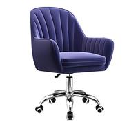 Chaise de Bureau Ergonomique Professionnelle en Velours Gris, réglable en Hauteur et rembourrée, idéale pour la Maison, Le Bureau ou Le Salon. Élégante et Confortable, Elle est idéale pour l