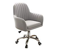 Chaise de Bureau Ergonomique Professionnelle pivotante avec revêtement en microsuède, Coussin en éponge Haute densité, Pied en Acier 5 étoiles et roulettes silencieuses. Transformez Votre ch