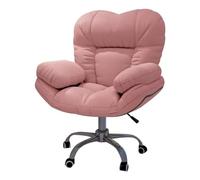 Chaise de Bureau Ergonomique Rose Professionnelle avec Dossier inclinable et relevable, Fauteuil de Jeu Confortable pour Salon et Chambre à Coucher