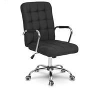 Chaise de bureau ergonomique - Sofotel - Tissu noir - Réglable en hauteur - Design contemporain - Dossier ergonomique
