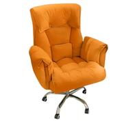 Chaise de Bureau et de Jeu, canapé Paresseux, Fauteuil avec Repose-Pieds, for Chambre à Coucher, Fauteuil inclinable, for la Maison, Le Bureau, l'étude et Les Jeux(Orange)