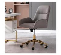 Chaise de Bureau exécutive Chaise de Bureau pivotante réglable avec roulettes Fauteuil à Base dorée pour Maquillage Coiffeuse Chambre et Bureau à Domicile Chaise de Coiffeuse élégante Design