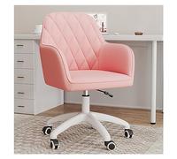 Chaise de Bureau exécutive Chaise de Coiffeuse pivotante Moderne avec roulettes Tabouret réglable pour Le Maquillage et Le Bureau à Domicile Fauteuil élégant pour Chambre Chaise de Travail r