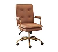 Chaise de bureau exécutive haut dossier avec accoudoir en cuir et dossier de bureau ergonomique de dossier ergonomique pour étude de travail à domicile et hauteur et roues réglables de jeu avec une