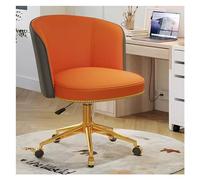 Chaise de Bureau exécutive Moderne et Confortable en Cuir avec roulettes et Dossier pivotant pour Ordinateur, idéale pour la Maison, Le Bureau, la Chambre ou Le Salon. Design Ergonomique et
