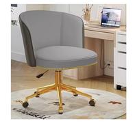 Chaise de Bureau exécutive Moderne et Confortable en Cuir avec roulettes - Fauteuil pivotant à Dossier Moyen pour la Maison, Le Bureau, Le Salon et la Chambre - Fauteuil de Bureau ergonomiqu