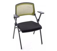 Chaise de Bureau exécutive Pliable et Confortable - Chaise d'ordinateur Ergonomique avec Dossier, idéale pour Les dortoirs, Les Bureaux, Les conférences, Le Mahjong et Les études - Design co