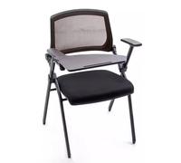 Chaise de Bureau exécutive Pliable et Confortable - Dossier et accoudoirs réglables pour Bureau, dortoir, conférence, mah-Jong ; Tabouret Pliant Polyvalent pour la Maison et Les études