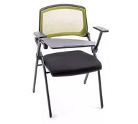 Chaise de Bureau exécutive Pliable et Confortable - Fauteuil de Bureau Ergonomique pour dortoir, Bureau à Domicile et conférence - Tabouret Pliant Polyvalent pour études et mah-Jong