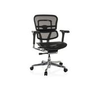 HJH Office – Siège de direction de luxe ERGOHUMAN BASE GEN2 tissu maille Noir