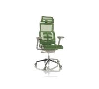 hjh OFFICE Chaise de Bureau Professionnelle POFIT G GEN2 Filet Chaise pivotante Ergonomique avec Soutien Lombaire Flexible, Vert, 652283
