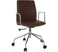 Chaise de bureau / fauteuil de direction VEMONA 30 PU marron