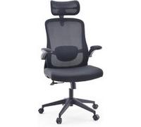 Chaise de bureau / Fauteuil pivotant Vertuflex 3D tissu maille / Assise tissu noir mybuero Noir