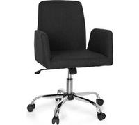 Chaise de bureau FLOW tissu noir hjh OFFICE Noir G