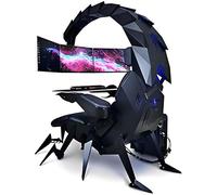 Chaise de Bureau Game Cockpit, Chaise de Jeu chaises de Bureau Ergonomique chaises d'ordinateur, Conception de Capsule Spatiale Imitation, for Bureau, Regarder des vidéos