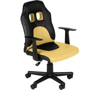 Chaise de bureau gaming pour enfants Fun CLP,noir/jaune