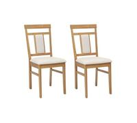 Chaise de bureau GENERIQUE - Lot de 1 - Bois massif - H. 47.5 cm