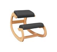 Chaise Assis-genoux Siège Chaise Tabouret Noir Contreplaqué de Bouleau vidaXL