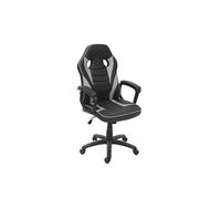 Chaise de bureau MENDLER HWC-F59 similicuir noir gris Gris G