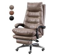 Chaise de bureau inclinable à dos haut avec repose-pieds ergonomique chaise de bureau pour confort Hauteur réglable 360 chaise inclinable éminent chaise d'ordinateur ergonomique pour adultes
