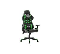Chaise de Jeu Noir et Rouge Cuir Artificiel Fauteuil Bureau Ergonomique vidaXL