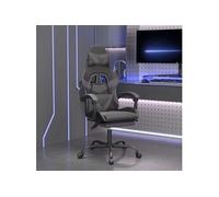 Chaise de bureau interieur non pliable en plastique H. 121 cm gris