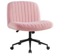 Chaise de Bureau IWMH Pivotante à Hauteur Réglable avec Coussin en Tissu, pour Chambre ou Ordinateur