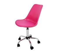 Chaise de bureau La Chaise Espagnole Sanabria - Rouge - Tissu - Style Scandinave Moderne