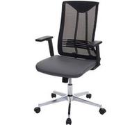 Chaise De Bureau Hwc-J53, Chaise Pivotante Chaise De Bureau, Ergonomique Similicuir Gris Multicolore