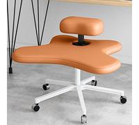 Chaise de Bureau Mobile Ergonomique à Jambes croisées Siège de méditation à Genoux roulettes Support Jambes Tabouret réglable en Hauteur pour l’amélioration et la Correction de la Posture Ad